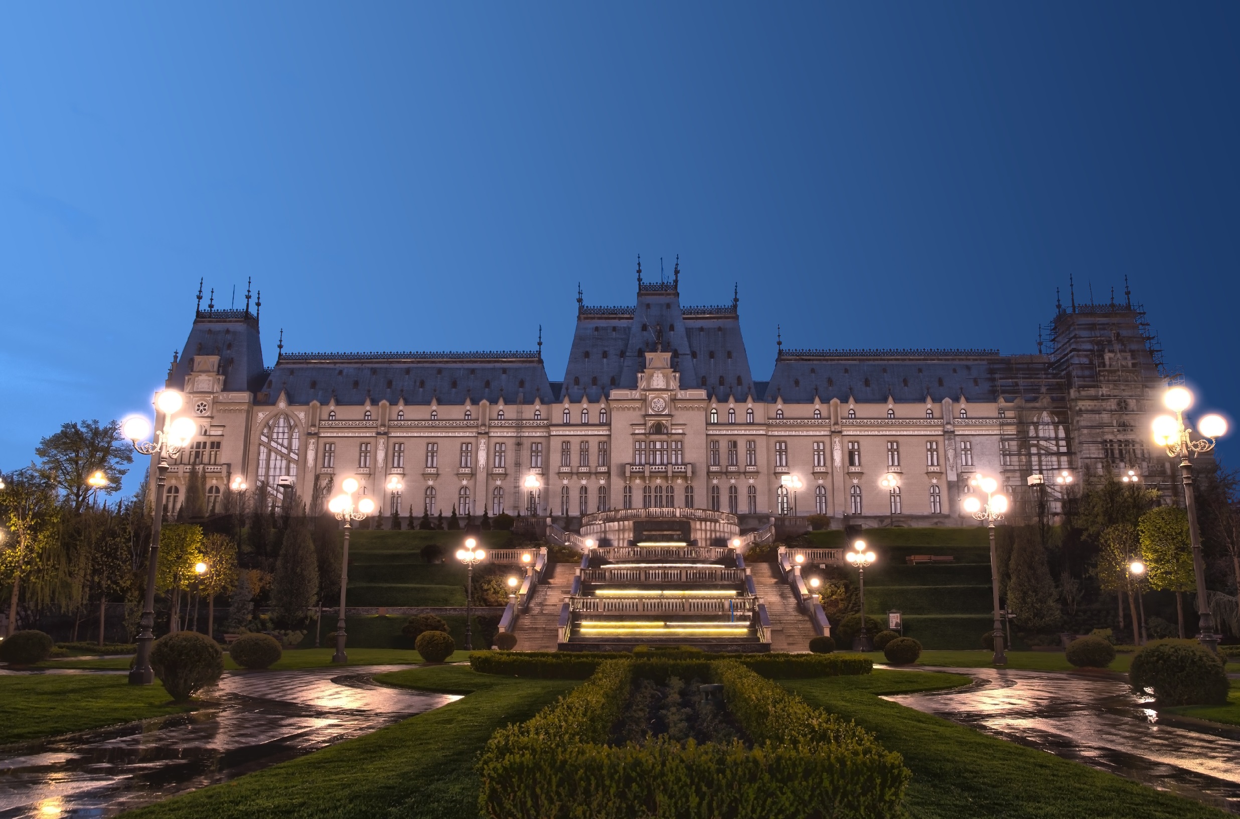 The Palace of Culture in Lasi Romania